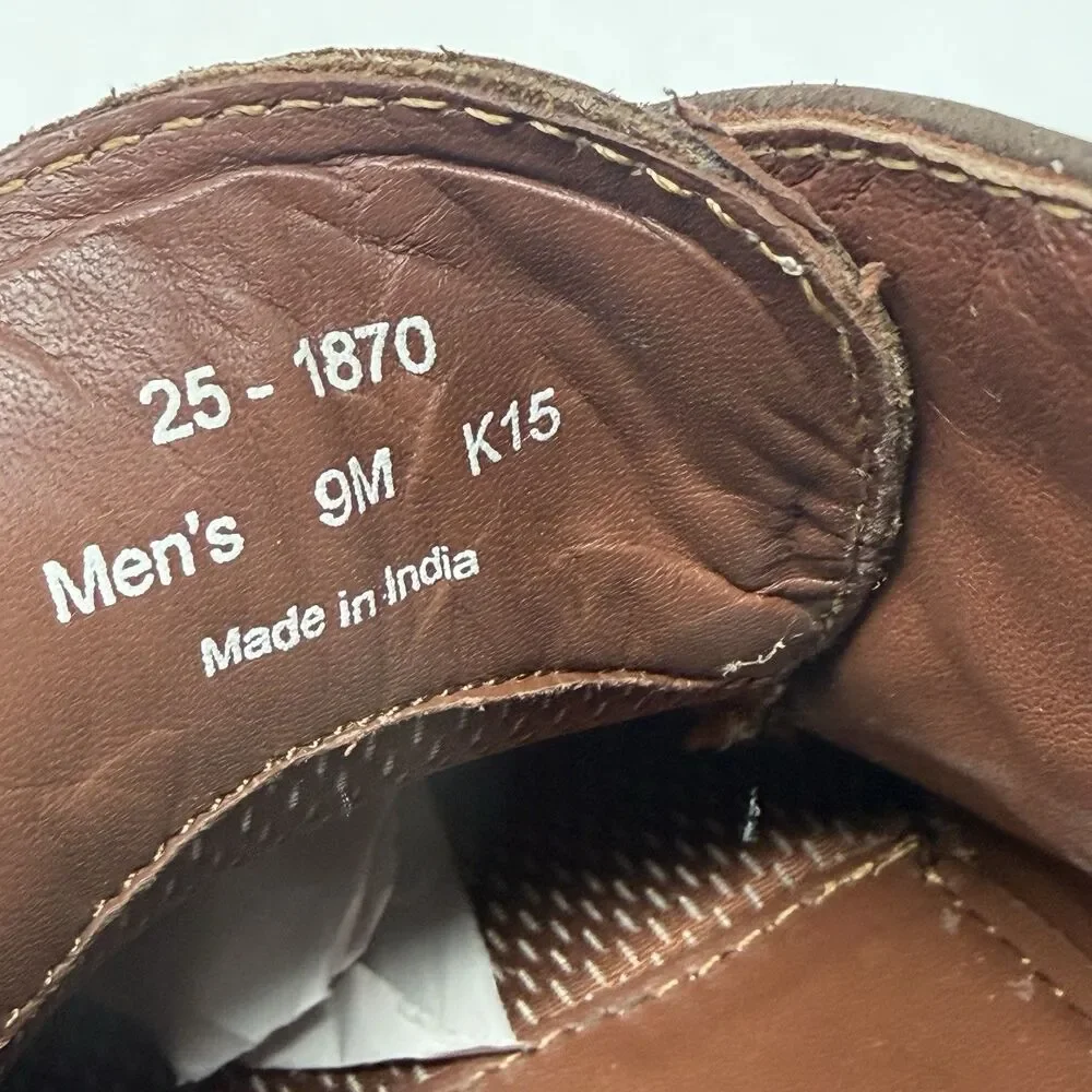 Johnston Murphy Copeland Chukka Boots Mens 9 M Brown Sheepskin Leather Classic